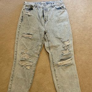 Pacsun high rise straight jeans